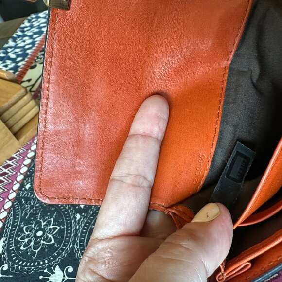 Chloe' Chloe Rare Coral Quilted Elise Continental Turnlock Long Wallet - Picture 12 of 12